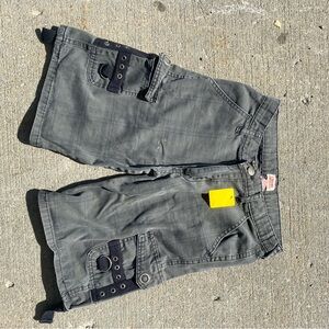 Men's Gray Cargo Shorts
